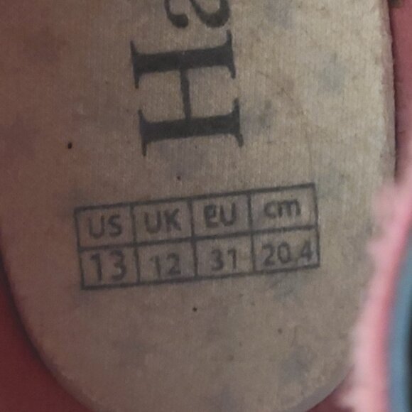 Girl's HATLEY rain ankle boots rubber waterproof Size 13 - Picture 7 of 8